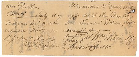 Lot #134 Daniel Morgan Signed Document - Image 2