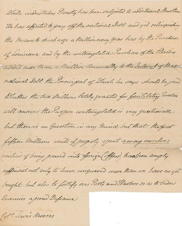 Lot #135 Gouverneur Morris: 