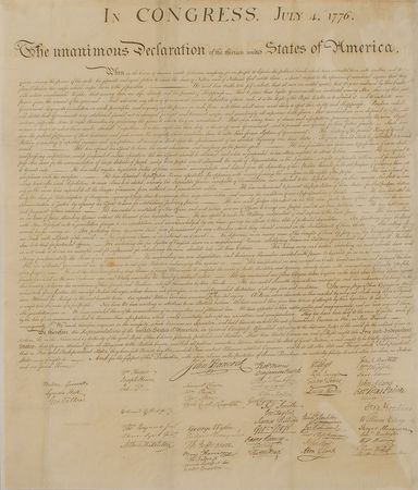 Lot #1 Declaration of Independence Force Print:
