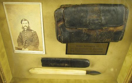 Lot #454 Lt. Franklin Burnham Civil War Equipment Display Equipment - Image 2