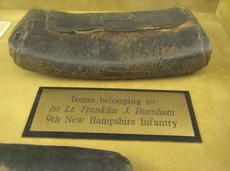 Lot #454 Lt. Franklin Burnham Civil War Equipment Display Equipment - Image 3