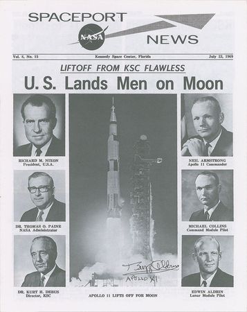 Lot #485 Buzz Aldrin Spaceport News - Image 2