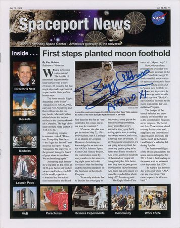 Lot #485 Buzz Aldrin Spaceport News - Image 4