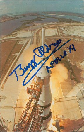 Lot #502 Buzz Aldrin Postcards - Image 1