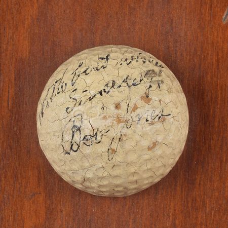 Lot #1052 Bobby Jones: Exceedingly rare golf ball from the 