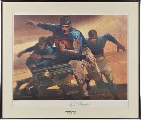 Lot #1053 Sports Illustrated: 'Living Legends': Complete set of mid-1970s Sports Illustrated 'Living Legends' lithographs - Image 4