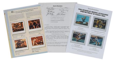 Lot #1053 Sports Illustrated: 'Living Legends': Complete set of mid-1970s Sports Illustrated 'Living Legends' lithographs - Image 15