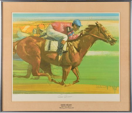 Lot #1053 Sports Illustrated: 'Living Legends': Complete set of mid-1970s Sports Illustrated 'Living Legends' lithographs - Image 5
