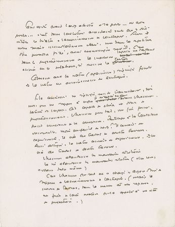 Lot #593 Antoine de Saint-Exupery: Handwritten notes from the revered French polymath - Image 3