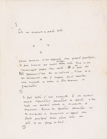 Lot #593 Antoine de Saint-Exupery: Handwritten notes from the revered French polymath - Image 4