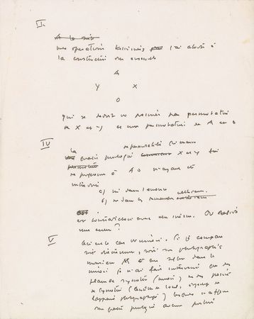 Lot #593 Antoine de Saint-Exupery: Handwritten notes from the revered French polymath - Image 5