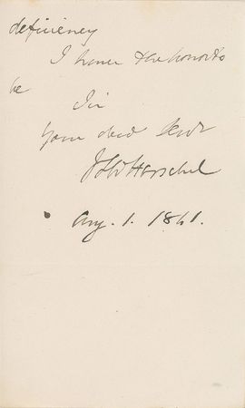 Lot #281 John F. W. Herschel - Image 3