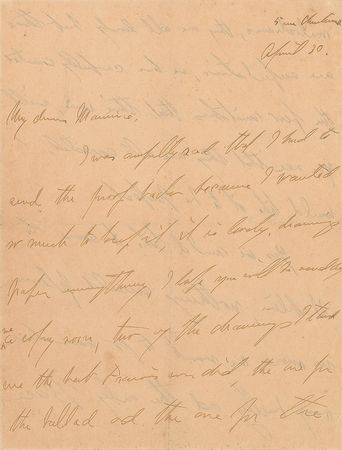 Lot #599 Gertrude Stein Handwritten Letter Signed - Image 1
