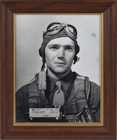Lot #318 William C. King's Eighth Air Force Painted A-2 Flight Jacket and Uniforms: The career wardrobe of a WWII aerial gunner - Image 9