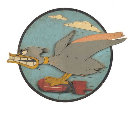 Lot #311 Eighth Air Force 600th Bomb Squadron Headquarters Sign and Tunic Headquarters Sign - Image 2