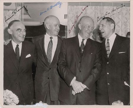 Lot #315 Four Generals: One-of-a-kind photo signed