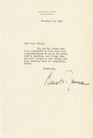 Lot #140 Harry and Bess Truman Group Lot - Image 2