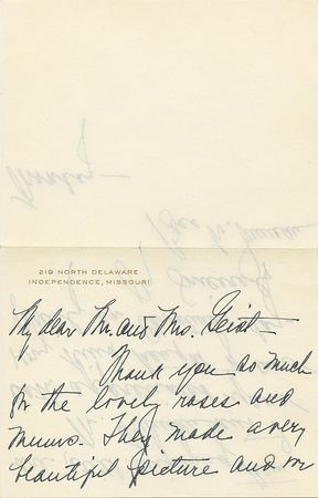 Lot #140 Harry and Bess Truman Group Lot - Image 3