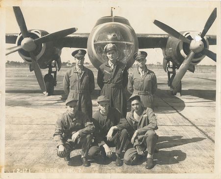 Lot #340 World War II USAAF B-26 Marauder Crew A-2 Flight Jacket with Painted Decorations: Superb 