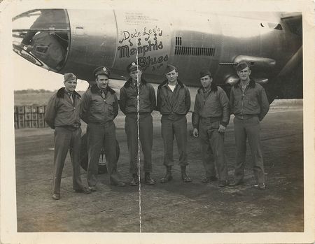 Lot #340 World War II USAAF B-26 Marauder Crew A-2 Flight Jacket with Painted Decorations: Superb 