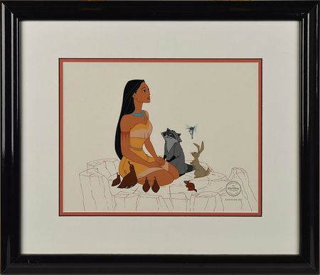 Lot #1251 Pocahontas Lithograph and Sericel Lithograph and Sericel - Image 2
