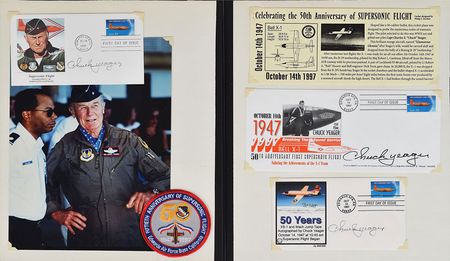 Lot #434 Chuck Yeager First Day Covers - Image 1
