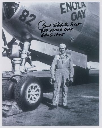 Lot #359 Enola Gay: Tibbets and Ferebee Signed