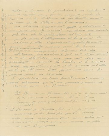 Lot #308 Charles de Gaulle: A letter 