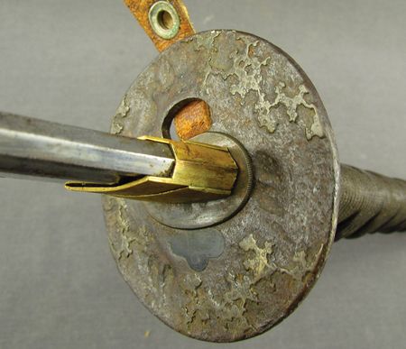 Lot #319 Japanese Sword and Pistol Surrendered by Col. Hitoshi Masaki: Historic Japanese officer's pistol and heirloom sword surrendered at war's end in 1945 - Image 12