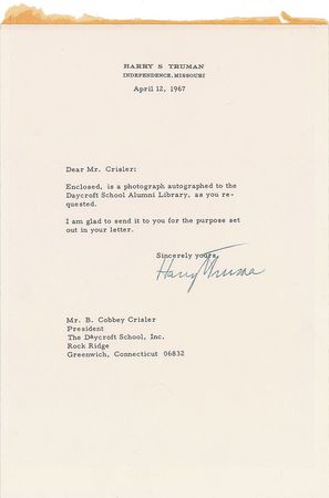 Lot #142 Harry S. Truman Letters - Image 3