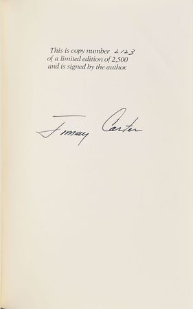 Lot #94 Jimmy and Rosalynn Carter Books - Image 1