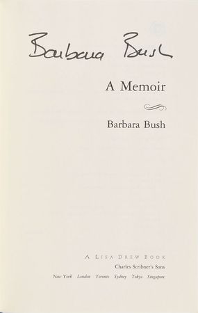 Lot #93 George W. and Barbara Bush Books - Image 1