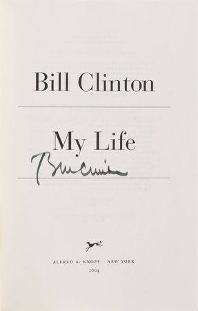Lot #99 Bill and Chelsea Clinton - Image 1