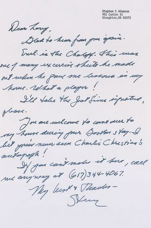 Lot #717 Serge Chaloff - Image 1