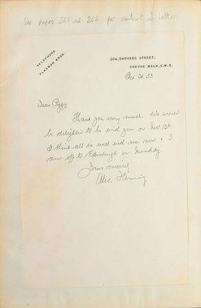 Lot #189 Alexander Fleming: Fleming recovers from pneumonia, thanks to his discovery - Image 1