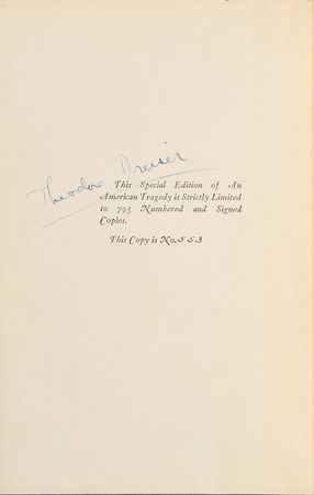 Lot #624 Theodore Dreiser Books - Image 1