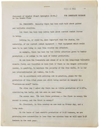 Lot #80 John F. Kennedy Handwritten Notes - Image 1