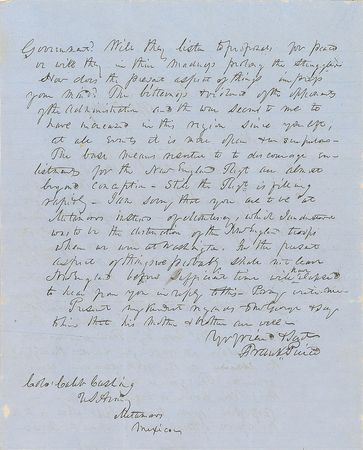Lot #27 Franklin Pierce: Days after the Siege of Veracruz—