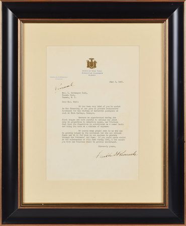 Lot #136 Franklin D. Roosevelt Typed Letter Signed - Image 1