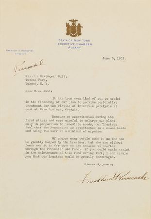 Lot #136 Franklin D. Roosevelt Typed Letter Signed - Image 2