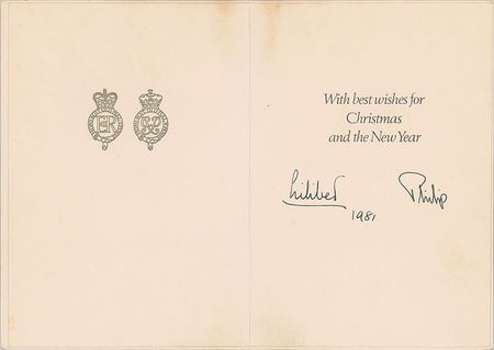 Lot #245 Queen Elizabeth II Card - Image 1