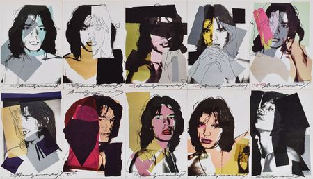 Lot #534 Andy Warhol: Warhol's ten-part 1975 take on Mick Jagger - Image 1