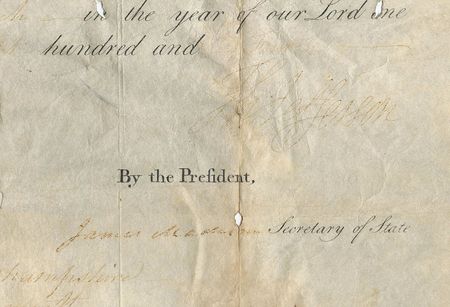 Lot #4 Thomas Jefferson and James Madison Signed Document - Image 2