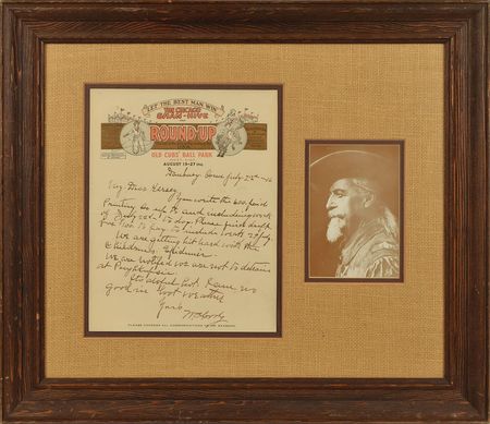 Lot #255 William F. 'Buffalo Bill' Cody: 