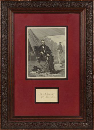 Lot #36 U. S. Grant Signature