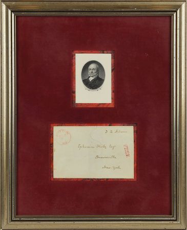 Lot #11 John Quincy Adams Envelope