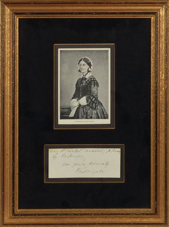 Lot #168 Florence Nightingale Signature - Image 1