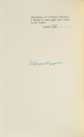Lot #642 W. Somerset Maugham Book - Image 1