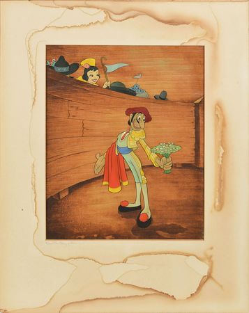 Lot #1154 Matador production cel from Ferdinand the Bull: A Walt Disney caricature from his 1938 Oscar winner - Image 1
