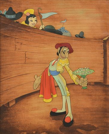 Lot #1154 Matador production cel from Ferdinand the Bull: A Walt Disney caricature from his 1938 Oscar winner - Image 3